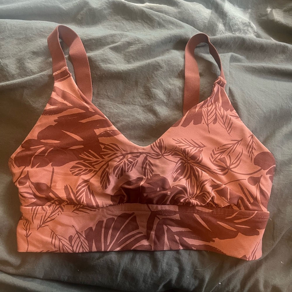 Arie Tropical Print Sports Bra